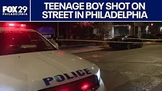 14-year-old shot on street in West Philadelphia