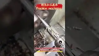 Precision machining technology! #machine #cncprecision #cnctechnology #production