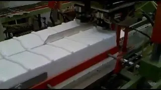 High capacity machine for manufacturing napkins Tissuval