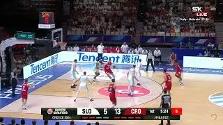 Ivica Zubac | Assists Highlights | Hrvatska vs Slovenia | Olympic Qualifying Tournament