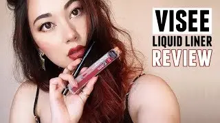 NEW! VISEE COLOR IMPACT LIQUID LINER - Review / First Impression 🖊️