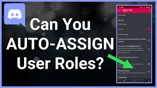 How To Automatically Assign User Roles On Discord
