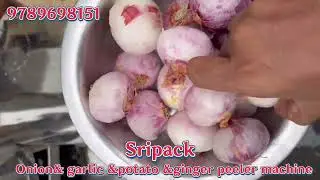 Onion peeler machine  & garlic peeler machine & ginger peeler machine 
