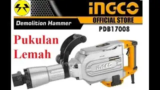 INGCO Demultion Hammer PDB17008 - Pukulan Lemah