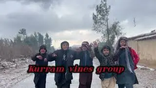 Snowfall and our Kurram vines group ✌🏼✌🏼✌🏼✌🏼✌🏼