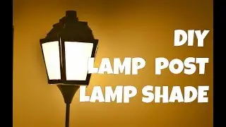 DIY PAPER LAMP POST || Arts,Crafts and Timelapse