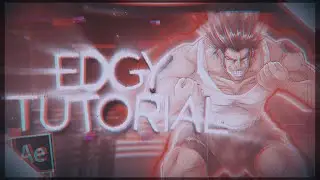 EDGY TRANSITION TUTORIAL ! || After Effects AMV Tutorial