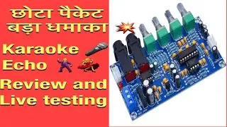 PT2399 Karaoke Microphone Board Review | Budget Mic Echo Test & Demo |IOTaudios
