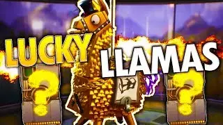Luckiest Loot Llama Opening Yet!  Troll Truck Llamas! Fortnite Save The World
