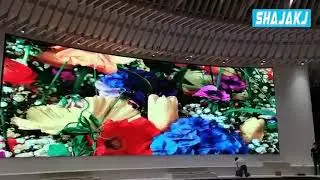 High Resolution Indoor Curved LED Display Screen