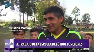 El trabajo de la escuela de f&uacute;tbol 