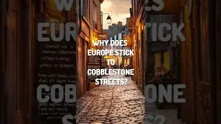 Why does Europe stick to cobblestone streets?