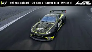 Full race onboard - LRL Race 2 - Laguna Seca - Divison II