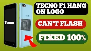 Tecno F1 завис на логотипе и не может прошить решение😡😡