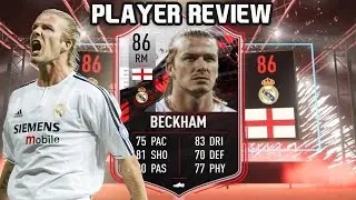 THE FREE ICON! 86 DAVID BECKHAM PLAYER REVIEW! FIFA 21 ULTIMATE TEAM