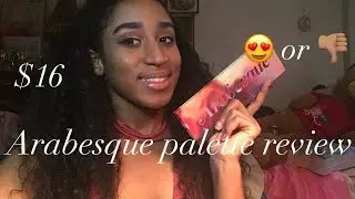 Bad Habit Arabesque palette review / ABH soft glam dupe?