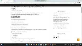 Submit Form using jQuery in ASP.Net MVC
