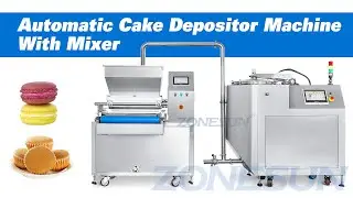 How To Use Cake Depositor Machine With Batter Mixer?