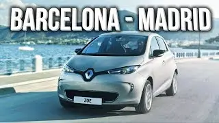 Viaje Barcelona - Madrid en un Renault ZOE