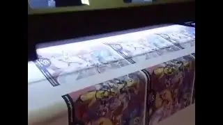 GoTx 2190   Printing with sublimation ink direct to polyester material