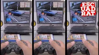 GTA 5 с квадратным экраном для PlayStation 3 (видеогеймплей 9:16)