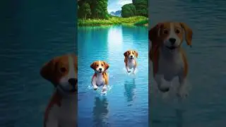 Dog Running on Beat 🐕🔥 | Music + Slow Motion #shortsfeed #DreamScreenAI