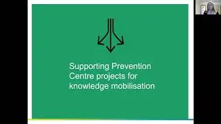Knowledge mobilisation at the Prevention Centre | Dr Michelle Irving