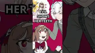 EVIL NEURO SHOWS ELLIE HER TEETH TO PROVE A POINT  #vtuber #evilneuro #twitch #vtuberclips