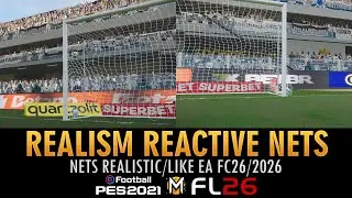 MOD REDES de GOL REALISTAS & DIN&Aacute;MICAS (Nets) ➠ PES 2021 & FOOTBALL LIFE 26