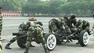 CHETAK Drill | BSF Jawans Dismantling and Assembling Jeep In 1.5 Minute