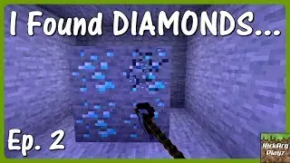 I FOUND DIAMONDS! btw | Minecraft Survival Let's Play Episode 2
