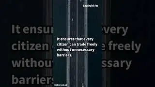 Understanding Part XIII of the Indian Constitution: Trade Commerce and Rights #viralshorts