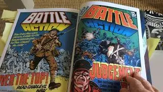 Pat Mills looking at Charley's War The Definitive Collection Volume 1
