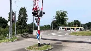 Open crossing in Zufikon, Aargau (Switzerland)