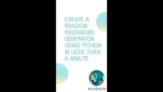 Password Generator in Python