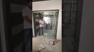 Sliding Glass Partition Door