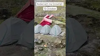 🙏🏻 Har Har Mahadev 🙏🏻 #kedarnath #kedarnathsnowfall #shortsfeed #kedarnathnews