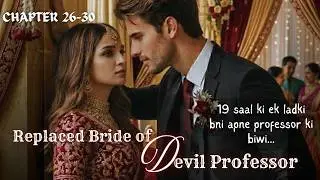 Replaced Bride of Devil Professor 26-30 | College Love dark story | Forced Marriage