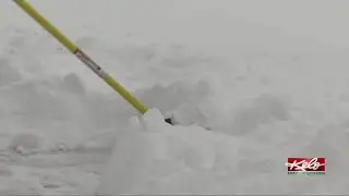 Snowfall cleanup in Sioux Falls