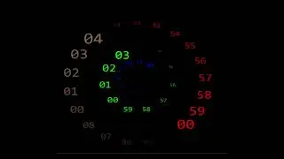 Chronos; clock screensaver for Windows in C# .NET / WinForms