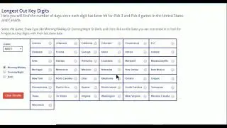 Pick 3 Lottery System  Key Digits