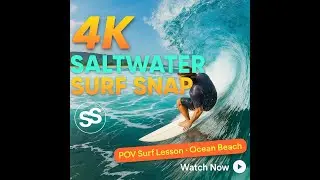 🌊 4K Saltwater Surf Snap | San Diego&rsquo;s Most Epic Surf Lesson POV! 🏄&zwj;♂️
