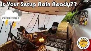 PNW Family Camping Adventure - Will camp survive 17 hours of straight rain??