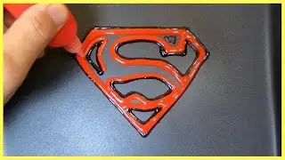 Superman logo / 슈퍼맨 / Amazing Pancakes/Best Pancakes / panking 팬킹/ Arte na panqueca / tortita art