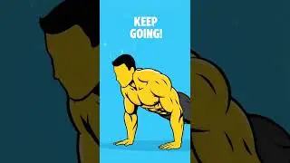 24-Second Push-Up Challenge for Men 💪 Core & Arms Burn! #Shorts #fitnessshorts