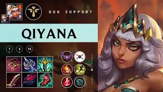 Qiyana Support vs Thresh - KR Master Patch 25.24