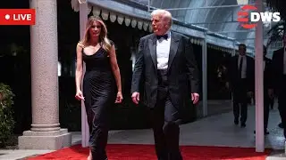LIVE: Trump Cabinet Members & VIP Guests Arrive at Mar-a-Lago Wedding | Scavino & Elmore | AC1E