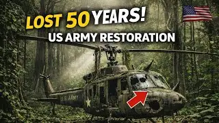 Lost for 50 Years! Abandoned US Army Huey Helicopter Restoration Will Shock You