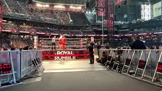 Lana Takes Bump Rusev Vs Nakamura US Title 2019 Royal Rumble Finish