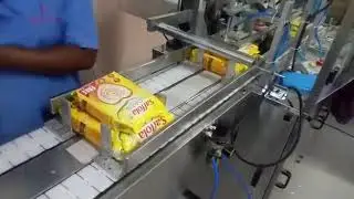 Automatic Pouch Bundling Machine | Taping Machine  | Adhesive Applicator